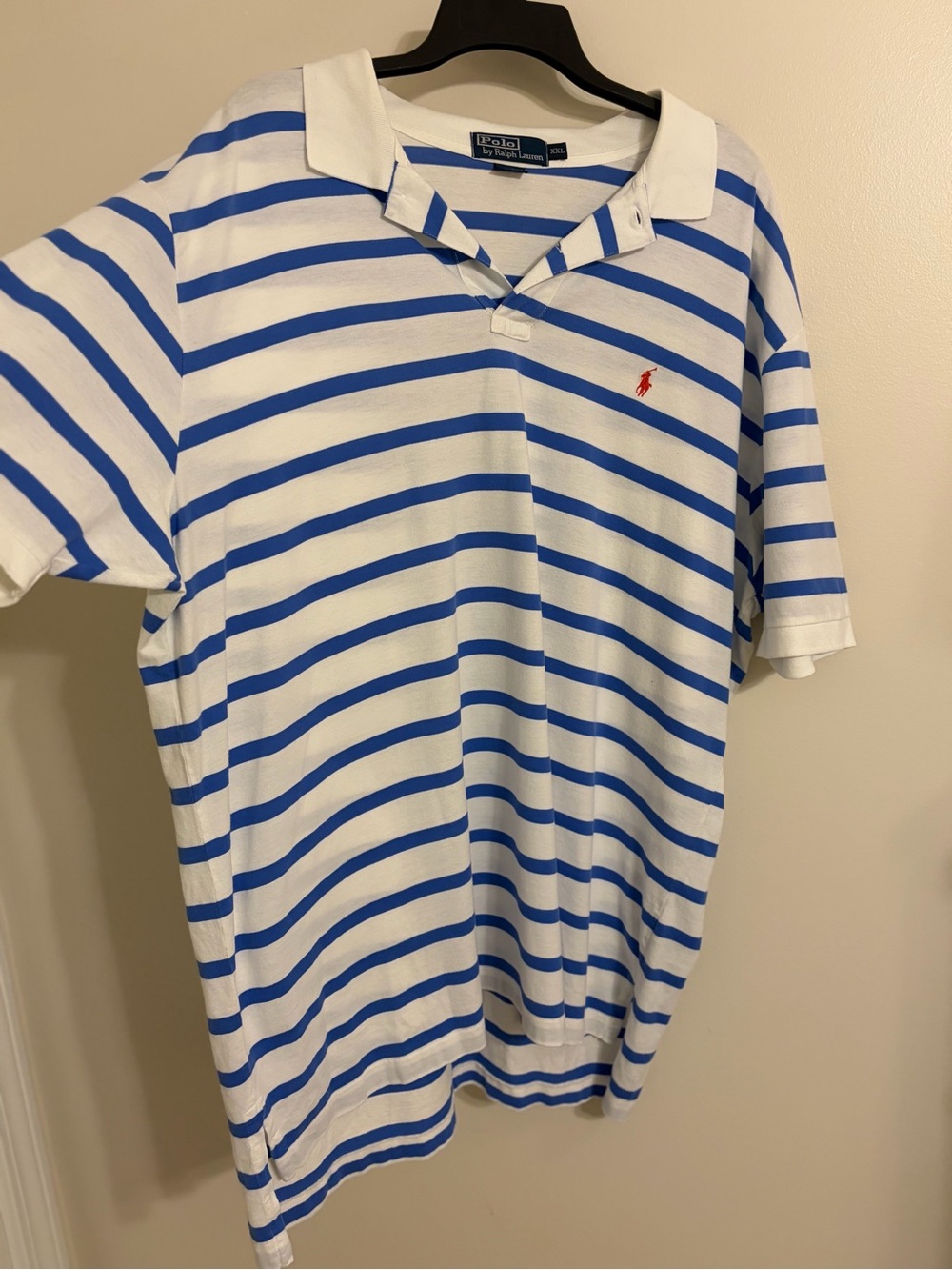 Polo by Ralph Lauren | Blue & White Striped Polo Shirt size XXL